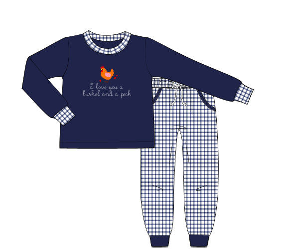 RTS - A Bushel & A Peck Boy Jogger Set