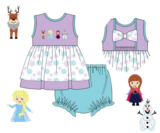 PREORDER 45: RERUNS - Warm Hugs Girl Diaper Set