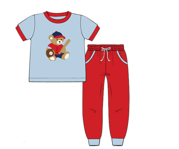 PREORDER 59: TTS - TTS Boys Only - All Star Bear Boy Jogger Set