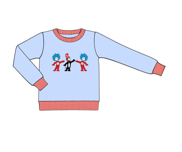 PREORDER 59: TTS - TTS Shirt Only - Seuss Sidekicks Boy Shirt