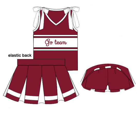 PREORDER 51: COLLEGIATE - Sideline Spirit Cheer Sets - Crimson/White