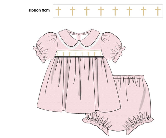 PREORDER 46: SPRING 1 - Ribbons of Grace Girl Diaper Set