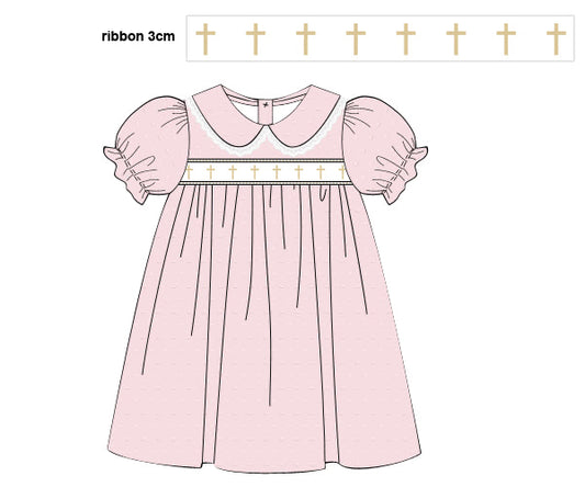 PREORDER 46: SPRING 1 - Ribbons of Grace Girl Dress