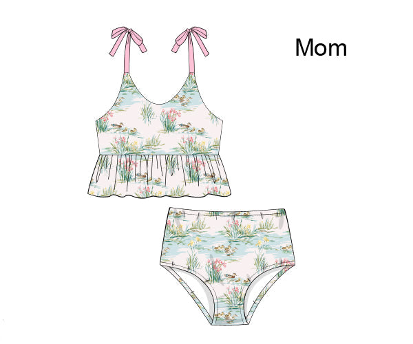 PREORDER 60: SPRING PT 1 - Spring Mallards Mom Swim