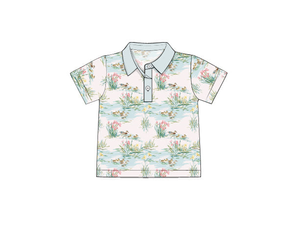 PREORDER 60: SPRING PT 1 - Spring Mallards Boy Polo