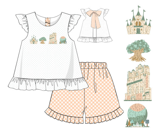 PREORDER 60: SPRING PT 1 - Park Hopping Girl Short Set