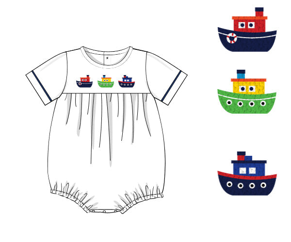 PREORDER 60: SPRING PT 1 - Spring 1 Boys Only - Tugboat Trio Boy Bubble