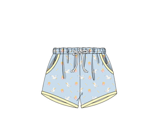 PREORDER 60: SPRING PT 1 - Happy Seagull Boy Shortie Trunks