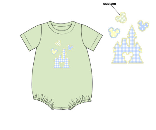 PREORDER 46: SPRING 1 - Applique Castle Boy Bubble