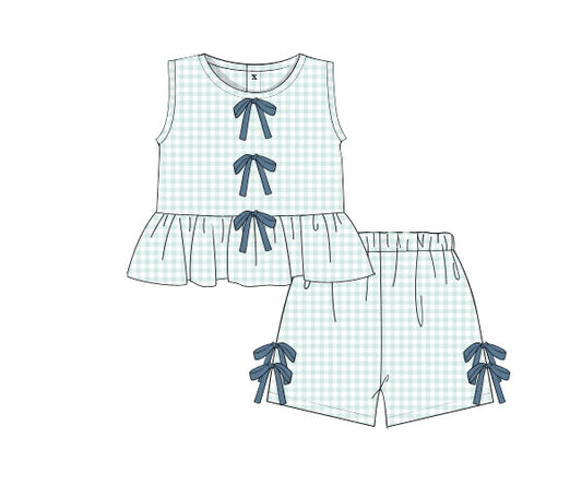 PREORDER 46: SPRING 1 - Sage & Stone Bows Girl Short Set