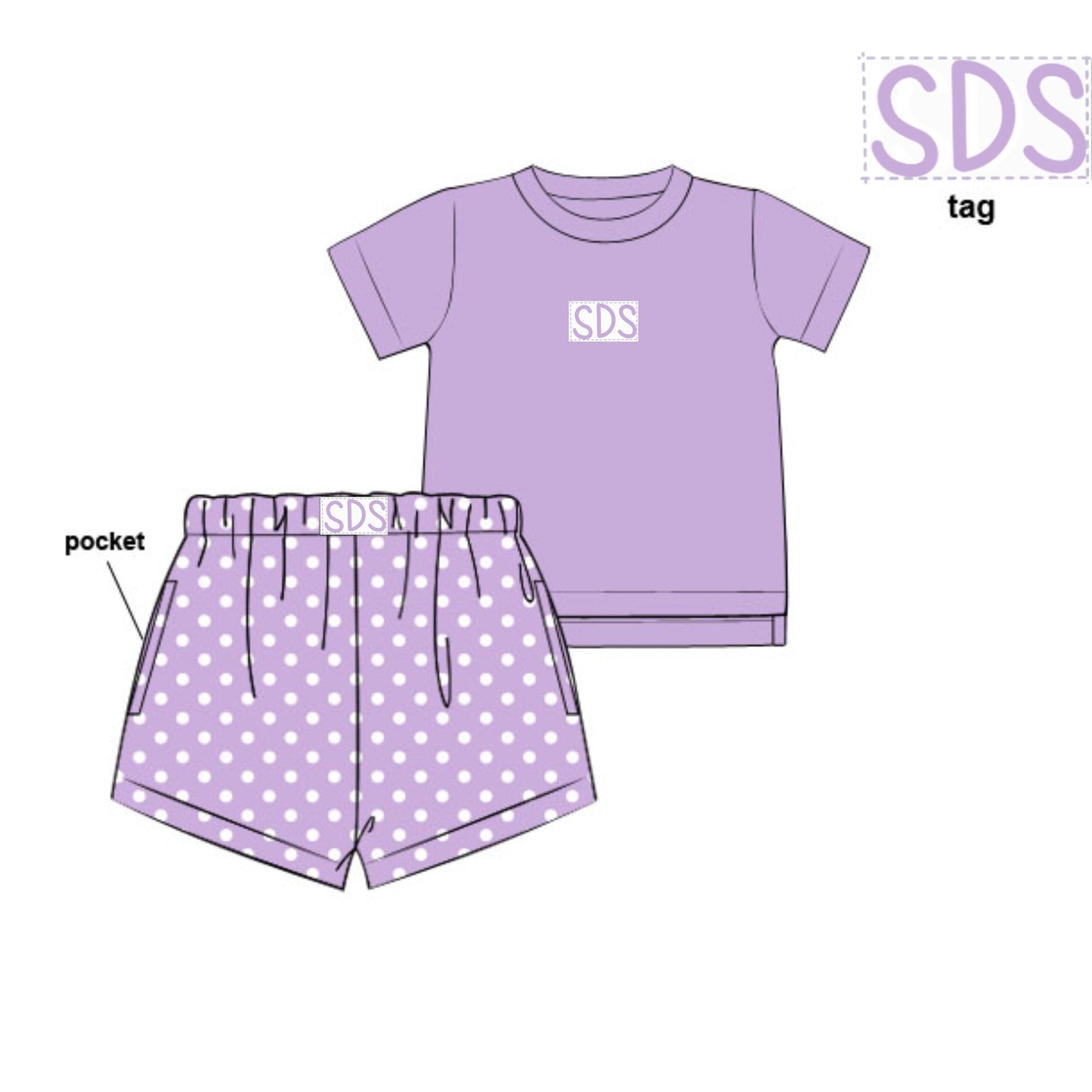 PREORDER 59: TTS - TTS Girls Only - SDS Sets - Purple