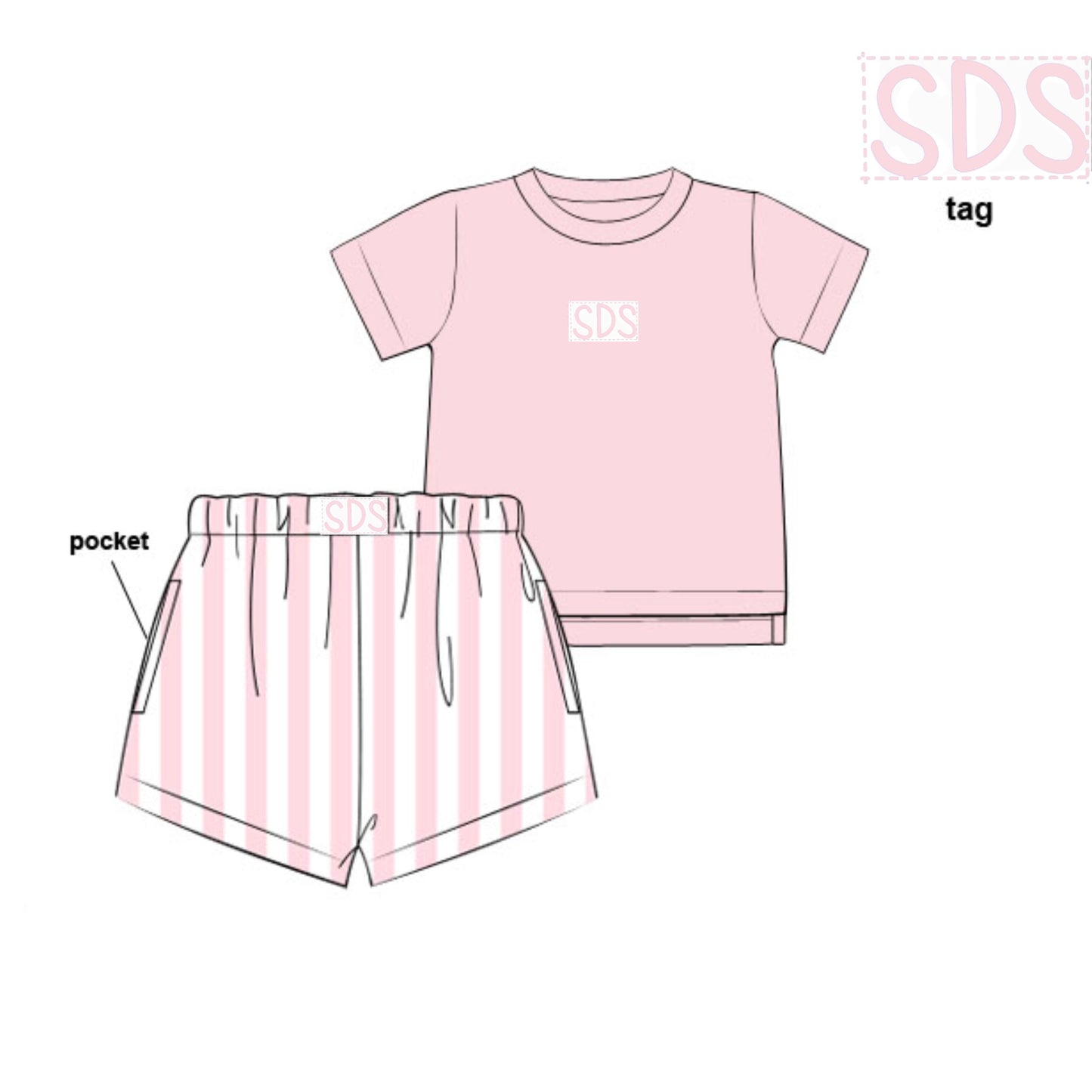 PREORDER 59: TTS - TTS Girls Only - SDS Sets - Pink