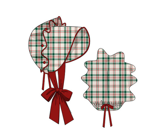 PREORDER 55: CHRISTMAS 1 - Bullion Bows & Drummers Girl Bonnet