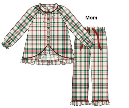 PREORDER 55: CHRISTMAS 1 - Holiday Heritage Loungewear Mom 2pc