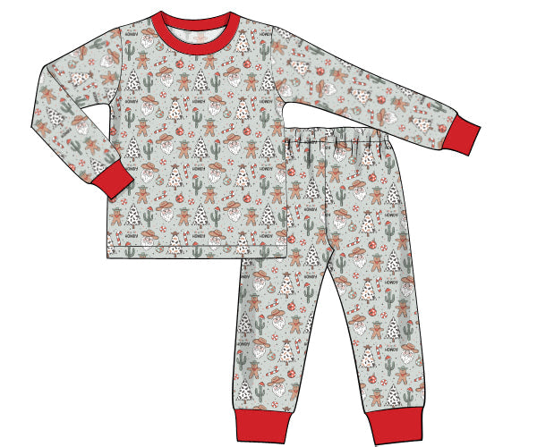 PREORDER 56: CHRISTMAS PT 2 - Christmas 2 Boys Only - Ho, Ho, Howdy Loungewear Boy 2pc