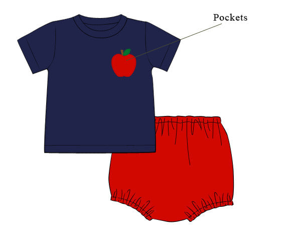 PREORDER 49: SUMMER PT 2 - Apple Pockets Boy Diaper Set