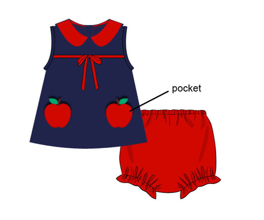 PREORDER 49: SUMMER PT 2 - Apple Pockets Girl Diaper Set