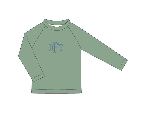 PREORDER 61: SPRING 2 - Spring Gingham & Florals Boy Rashguard Top