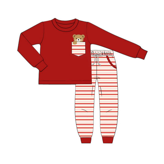 PREORDER 59: TTS - Beary Valentine Boy Jogger Set