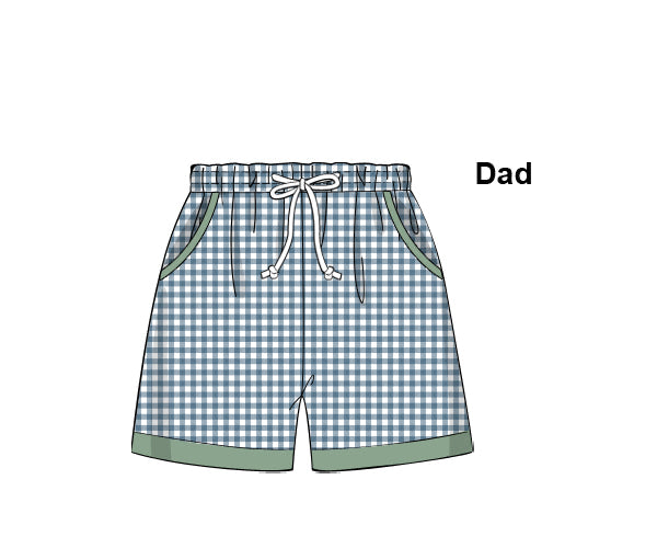 PREORDER 61: SPRING 2 - Spring Gingham & Florals Dad Trunks