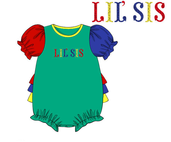 PREORDER 49: SUMMER PT 2 - Primary Color Block Girl Bubble