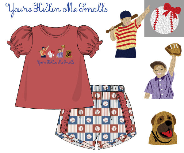 PREORDER 61: SPRING 2 - The Great Bambino Girl Shortie Set