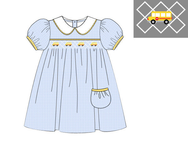 PREORDER 49: SUMMER PT 2 - Wheels On The Bus Girl Dress