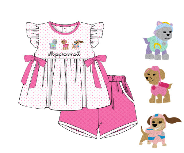 PREORDER 61: SPRING 2 - On A Roll Girl Shortie Set