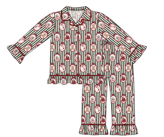 PREORDER 55: CHRISTMAS 1 - Christmas Portraits Loungewear Girl 2pc