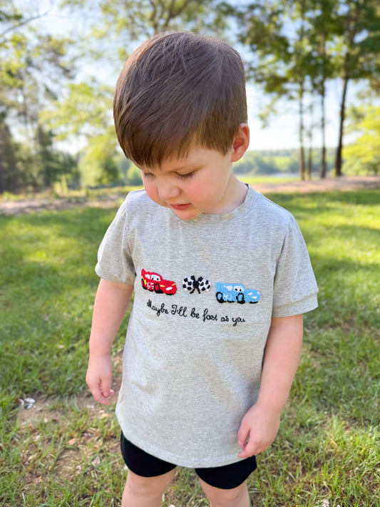 RTS - SUMMER 1 - Summer 1 Shirt Only - Maybe I’ll Be Fast As You Boy Shirt
