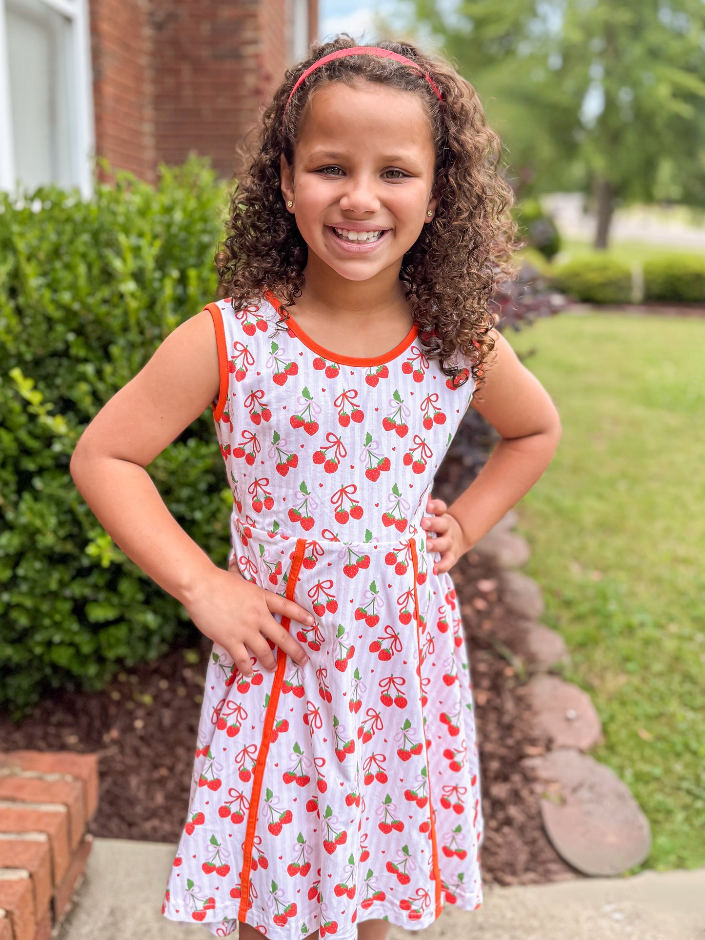 RTS - SUMMER 1 - Summer 1 Girls Only - Courtside Berries Girl Dress