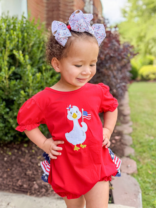 RTS - SUMMER 1 - Star Spangled Summer Girl Bubble