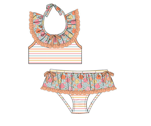 PREORDER 61: SPRING 2 - Orange Blossoms Girl 2pc Swim