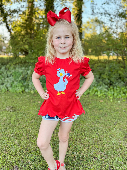 RTS - SUMMER 1 - Star Spangled Summer Girl Shortie Set