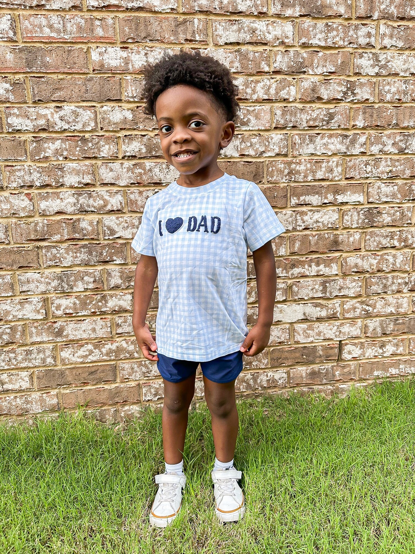 RTS - SUMMER 1 - FK I Heart Dad Boy Shortie Set