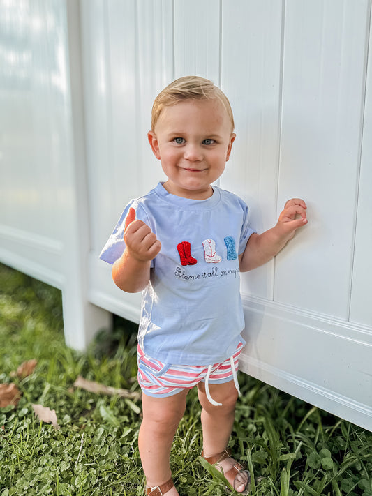 RTS - SUMMER 1 - Blame It All On My Roots Boy Shortie Set