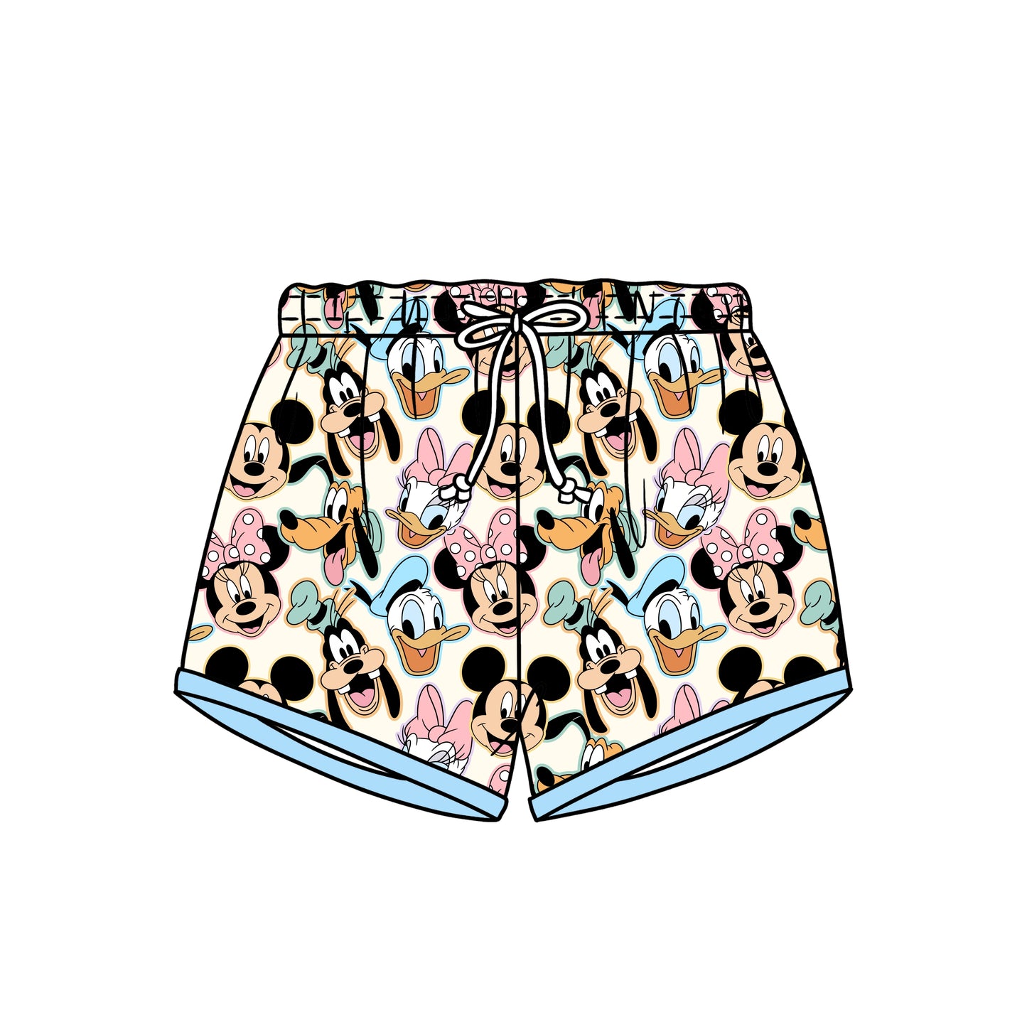 PREORDER 60: SPRING PT 1 - Magical Swim Boy Shortie Trunks