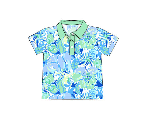 RTS -SPRING 2 - Lily Lagoon Boy Polo