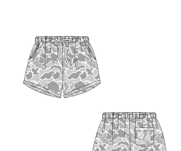 PREORDER 48: SUMMER 1 - Summer Camo Boy Shortie Trunks
