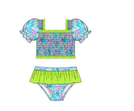 PREORDER 62: SUMMER PT 1 - Neon Lily Girl 2 PC Swim