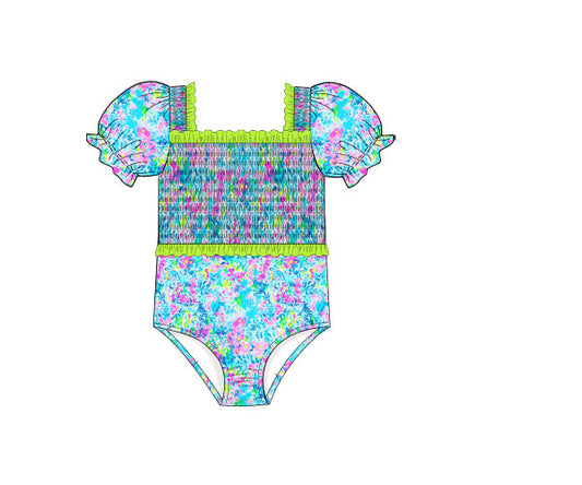 PREORDER 62: SUMMER PT 1 - Neon Lily Girl 1 PC Swim