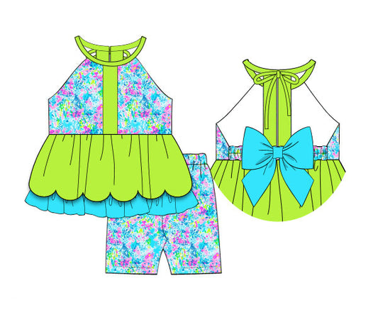 PREORDER 62: SUMMER PT 1 - Neon Lily Girl Short Set