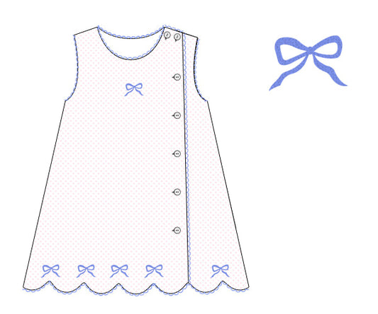PREORDER 49: SUMMER PT 2 - Summer 2 Girls Only - Bitty Bow Knits Girl Dress