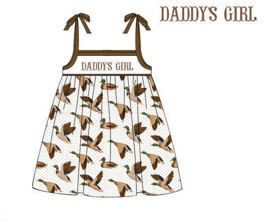 PREORDER 48: SUMMER 1 - Mallard Name Smocks Girl Dress
