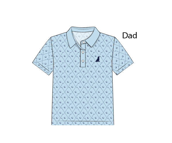 PREORDER 62: SUMMER PT 1 - Boys Only - Summer Golf Dad Polo Shirt