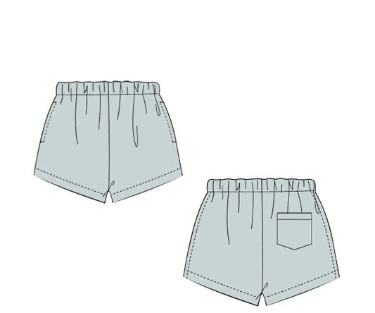 PREORDER 48: SUMMER 1 - Summer Mix/Match - Sage Shorties