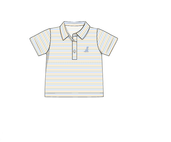 PREORDER 62: SUMMER PT 1 - Father’s Day Blooms Boy Polo