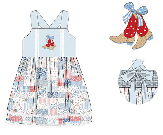PREORDER 62: SUMMER PT 1 - Girls Only - RWB Boots Dress