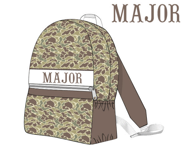 PREORDER 39: SUMMER PT 2 - SDS Camo Luggage Backpack – Southern Darlin ...