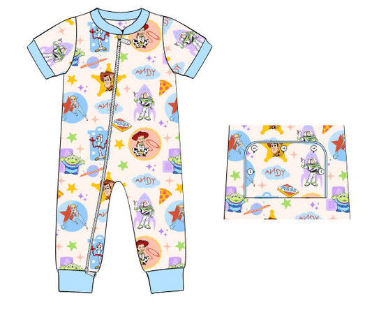PREORDER 45: RERUNS - Andy’s PJs Boy Loungewear Zippy